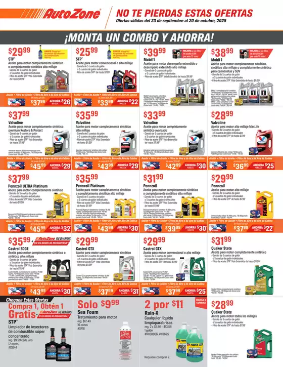 AutoZone catalogue in North Attleboro MA | Weekly Ad AutoZone | 2025-09-23T00:00:00.000Z - 2025-10-20T00:00:00.000Z
