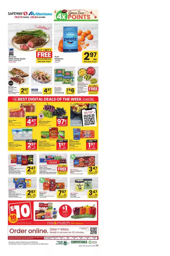 Albertsons catalogue in Wilmington NC | Our best bargains | 2025-09-24T00:00:00.000Z - 2025-09-30T00:00:00.000Z