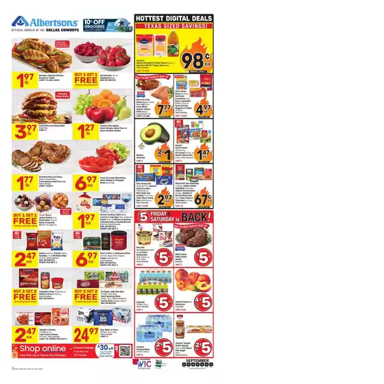 Albertsons catalogue in Wilmington NC | Exclusive deals and bargains | 2025-09-24T00:00:00.000Z - 2025-09-30T00:00:00.000Z
