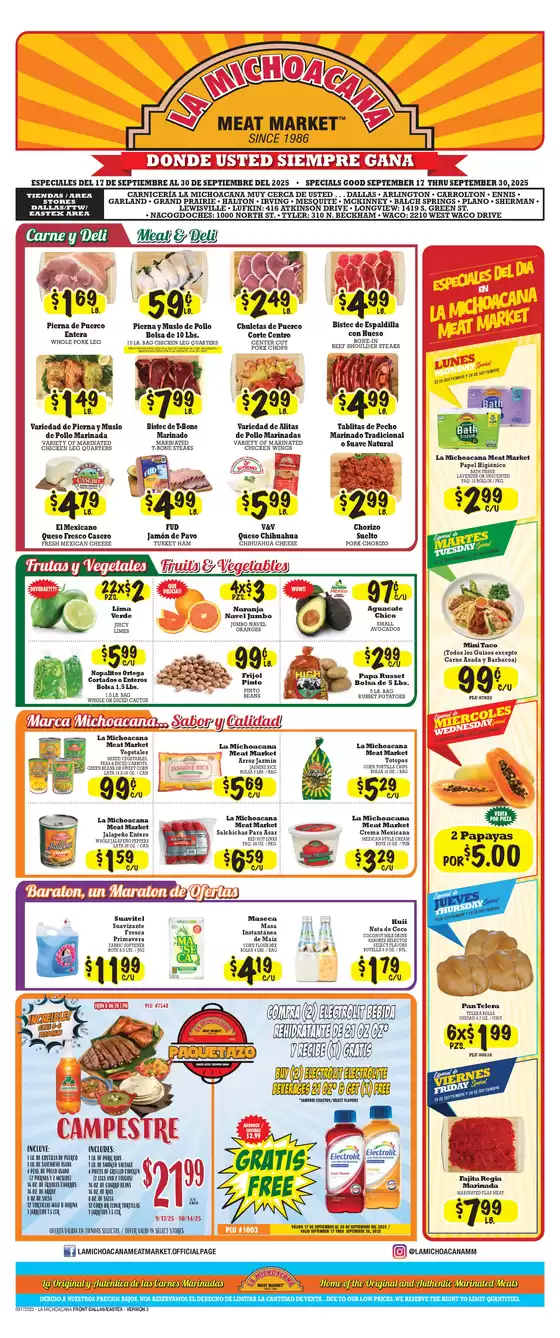 Exclusive bargains