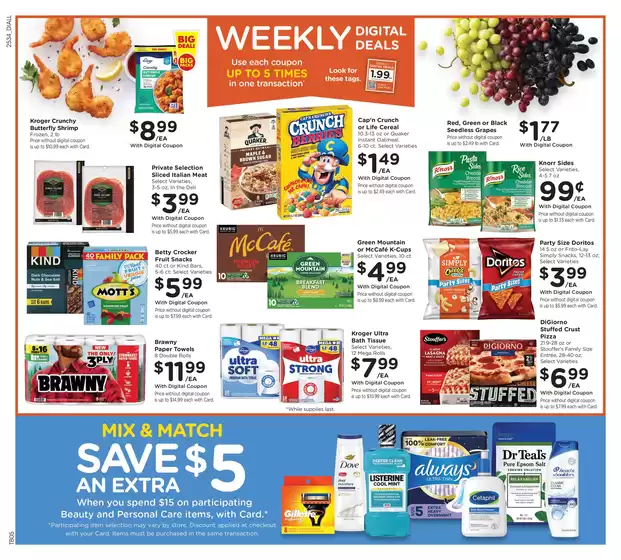 Attractive special offers for everyone