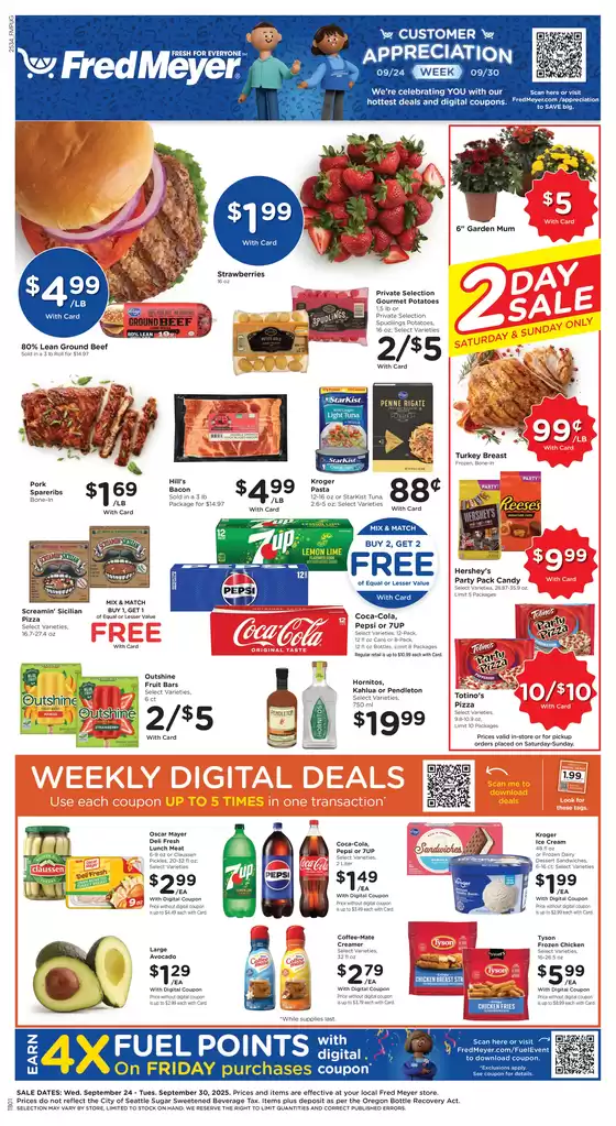 Fred Meyer catalogue in Gastonia NC | Discounts and promotions | 2025-09-24T00:00:00.000Z - 2025-09-30T00:00:00.000Z