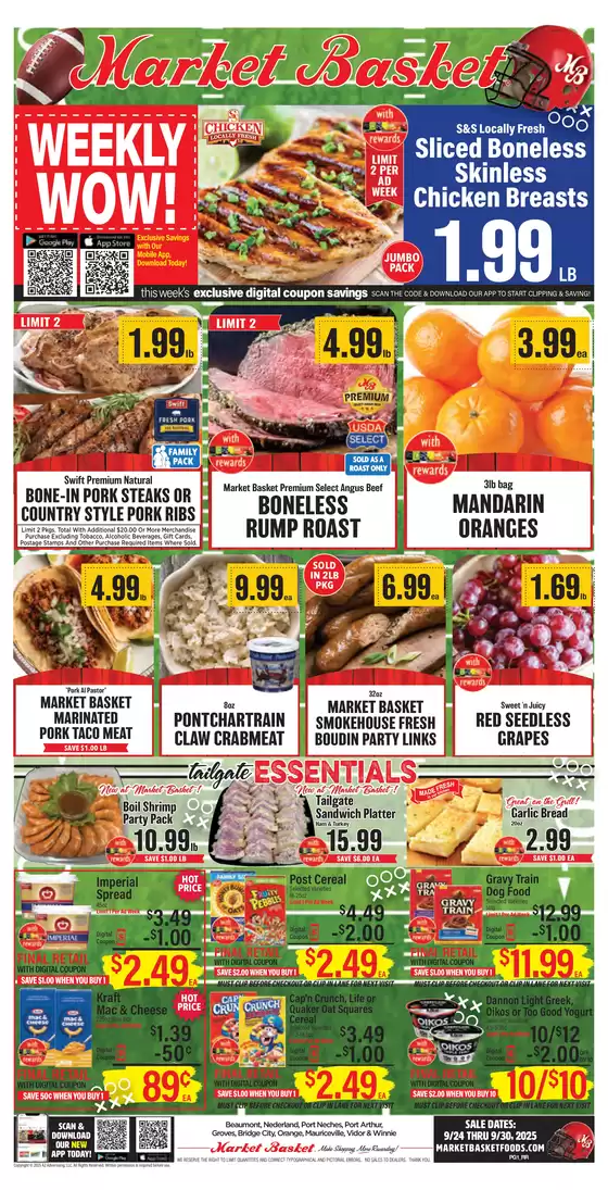 Current special promotions