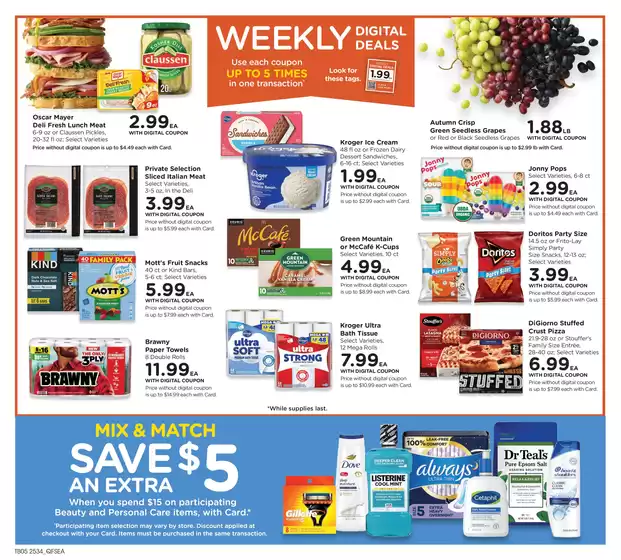 Great discounts on selected products