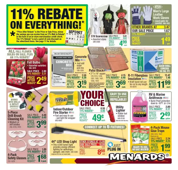 Menards catalogue in Reidsville NC | Menards Weekly Ad September 25 – October 5, 2025 | 2025-09-24T00:00:00.000Z - 2025-10-08T00:00:00.000Z