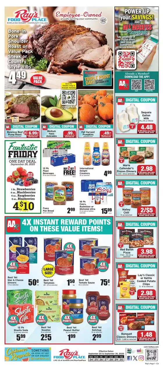 Discounts and promotions