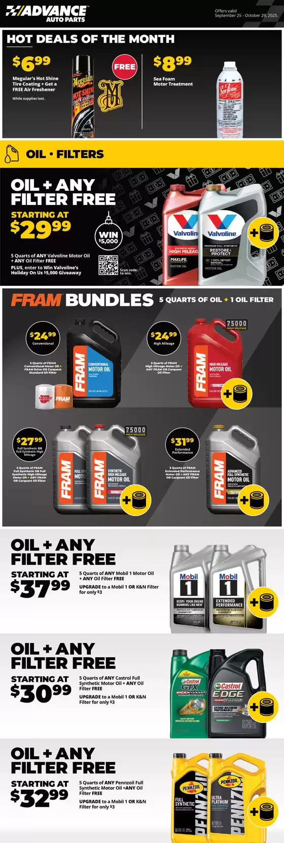 Advance Auto Parts catalogue in Niles MI | OCT2025DigitalFlyer | 2025-09-25T00:00:00.000Z - 2025-10-09T00:00:00.000Z