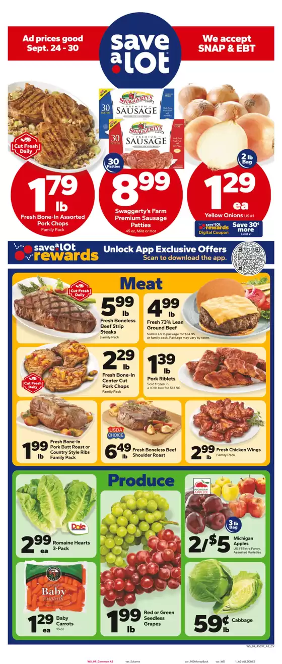 Save a Lot catalogue in Brookshire TX | Top deals for all customers | 2025-09-24T00:00:00.000Z - 2025-09-30T00:00:00.000Z
