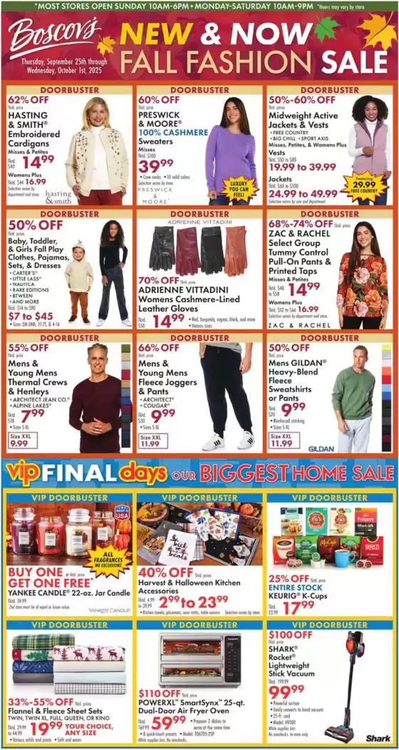 Boscov's catalogue in Pembroke Pines FL | Wide range of offers | 2025-09-25T00:00:00.000Z - 2025-10-01T00:00:00.000Z