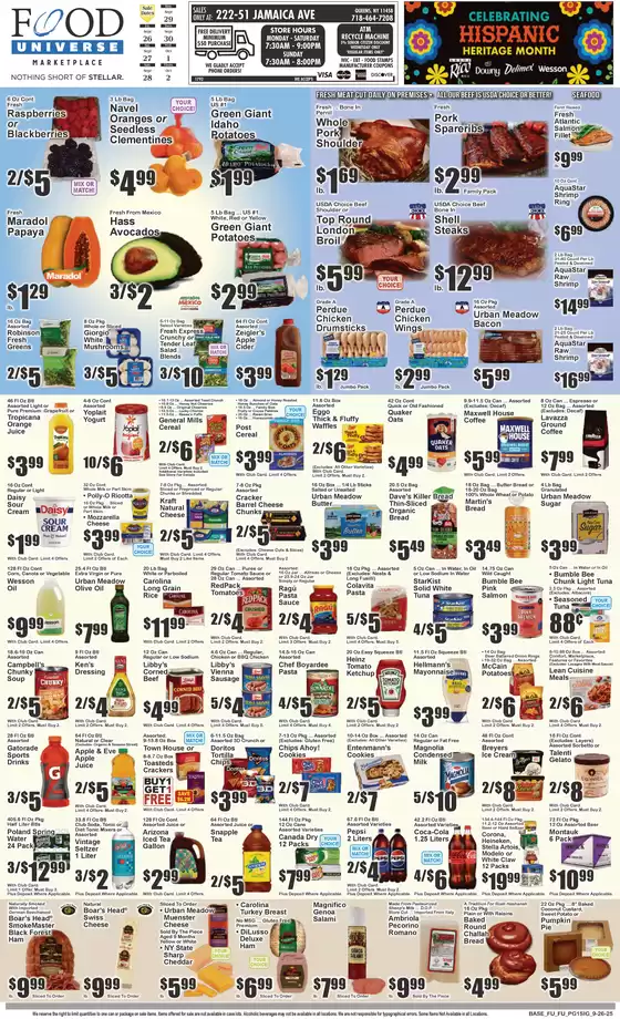 Food Universe catalogue in Brick NJ | Our best offers for you | 2025-09-26T00:00:00.000Z - 2025-10-02T00:00:00.000Z