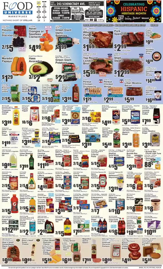 Food Universe catalogue in Brick NJ | Top deals and discounts | 2025-09-26T00:00:00.000Z - 2025-10-02T00:00:00.000Z