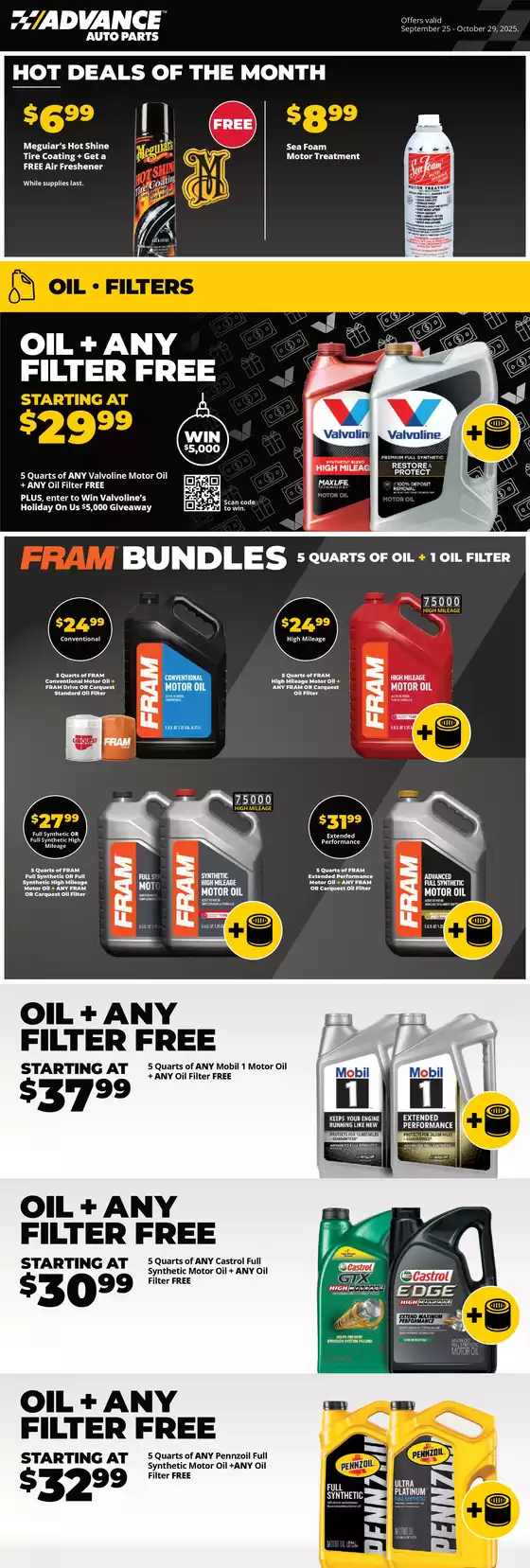 Advance Auto Parts catalogue in Corcoran CA | bOCT2025DigitalFlyer | 2025-09-27T00:00:00.000Z - 2025-10-11T00:00:00.000Z
