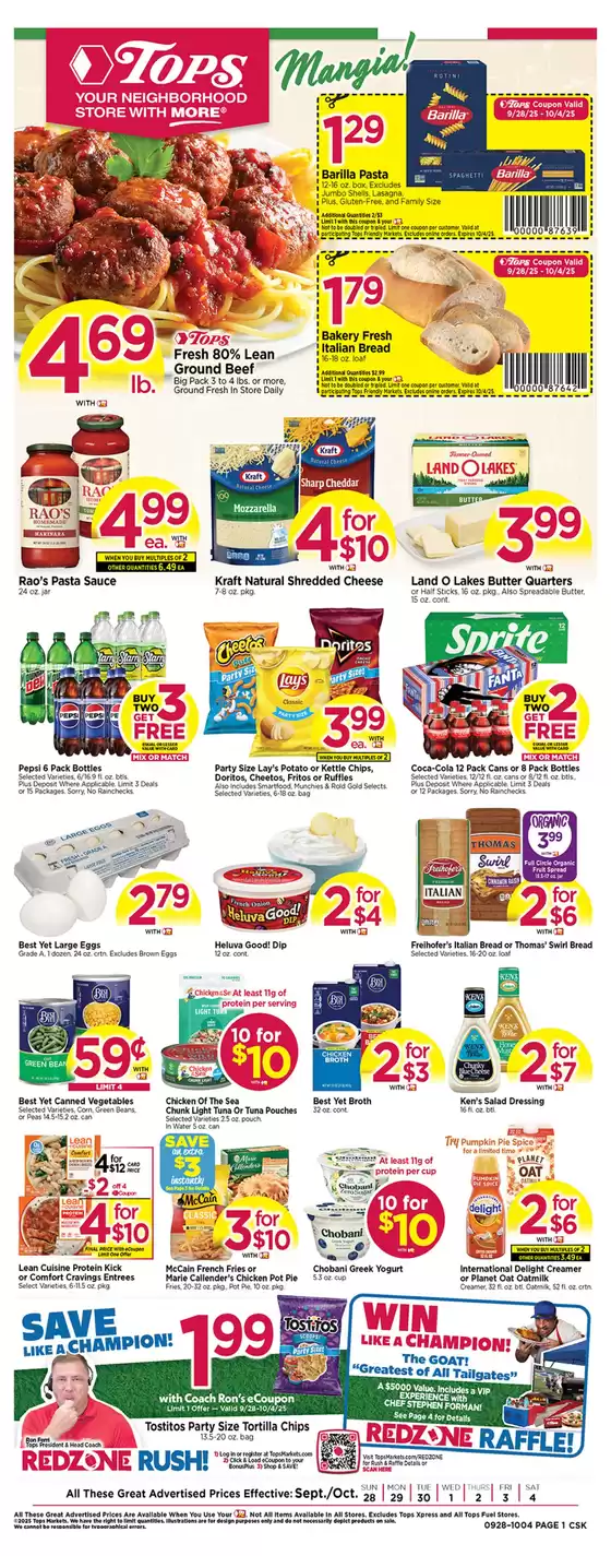 Tops catalogue in Monroeville PA | Our best offers for you | 2025-09-28T00:00:00.000Z - 2025-10-04T00:00:00.000Z
