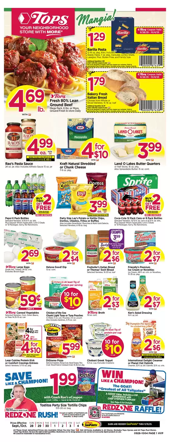 Tops catalogue in Monroeville PA | Offers for bargain hunters | 2025-09-28T00:00:00.000Z - 2025-10-04T00:00:00.000Z