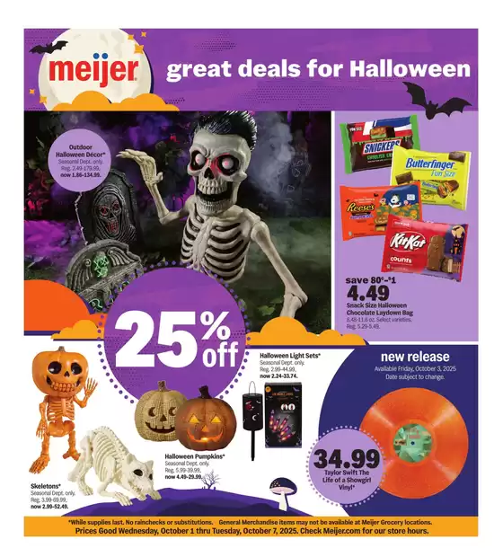 Meijer catalogue in Glendale AZ | great deals for Halloween | 2025-10-01T00:00:00.000Z - 2025-10-07T00:00:00.000Z