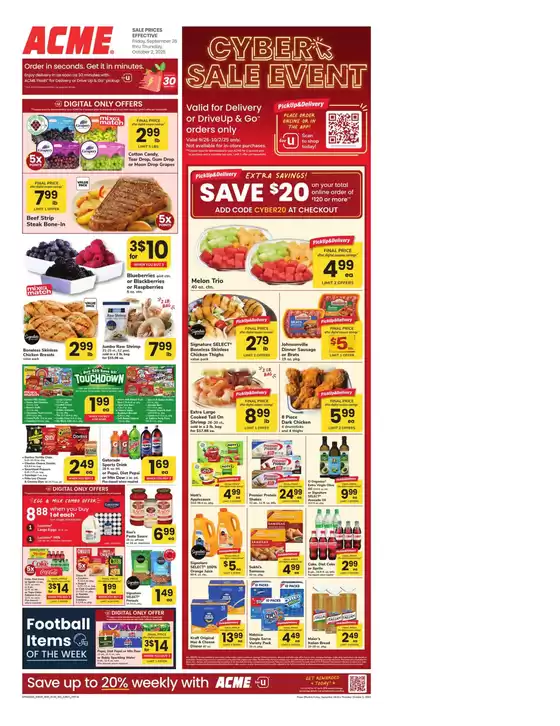ACME catalogue in Pinole CA | Weekly Ad | 2025-09-26T00:00:00.000Z - 2025-10-02T00:00:00.000Z