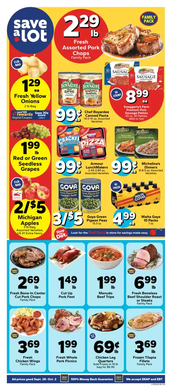 Save a Lot catalogue in Doylestown PA | Attractive special offers for everyone | 2025-09-26T00:00:00.000Z - 2025-10-02T00:00:00.000Z