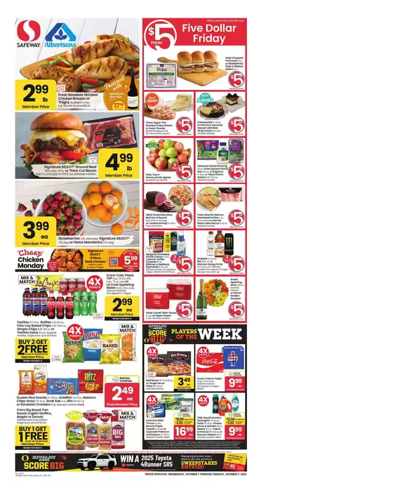Current bargains and offers