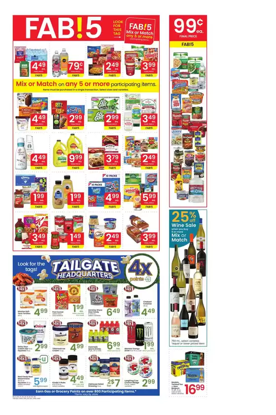 Current special promotions