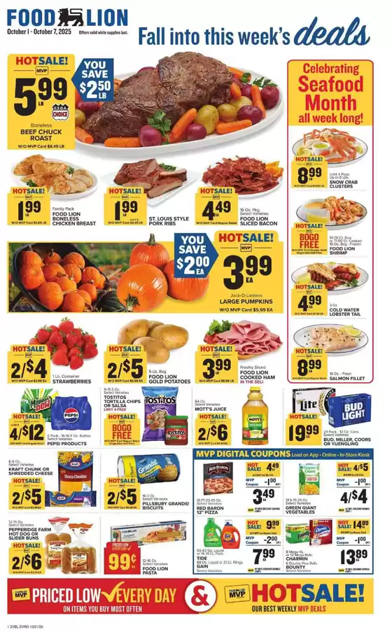 Food Lion catalogue in Upper Marlboro MD | Great offer for all customers | 2025-10-01T00:00:00.000Z - 2025-10-07T00:00:00.000Z