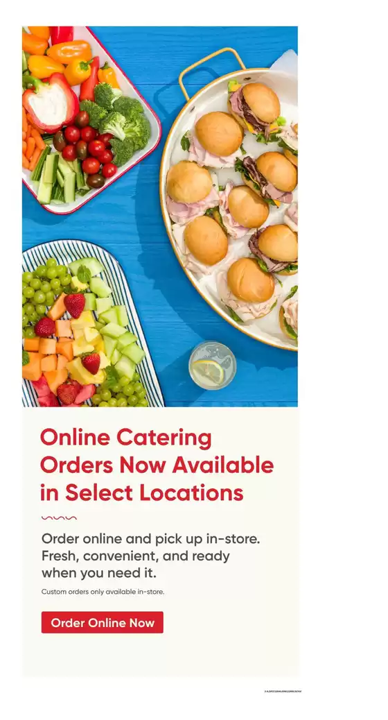 Current special promotions