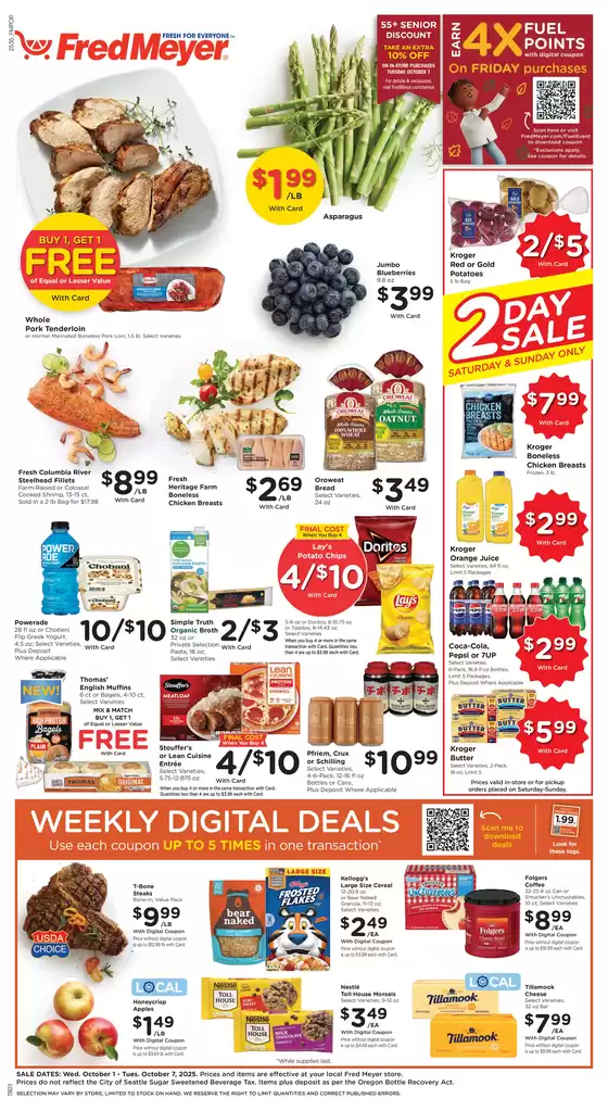 Fred Meyer catalogue in Kensington MD | Weekly Circular | 2025-10-01T00:00:00.000Z - 2025-10-07T00:00:00.000Z