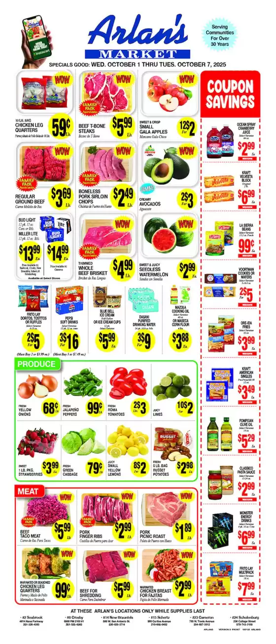 Arlan's Market weekly ad