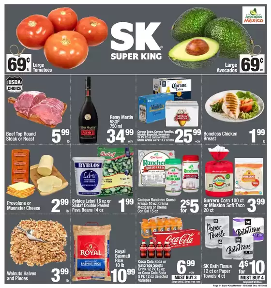 Weekly add Super King Markets