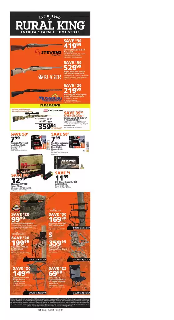 Rural King catalogue in Norfolk VA | Circular | 2025-10-02T00:00:00.000Z - 2025-10-15T00:00:00.000Z