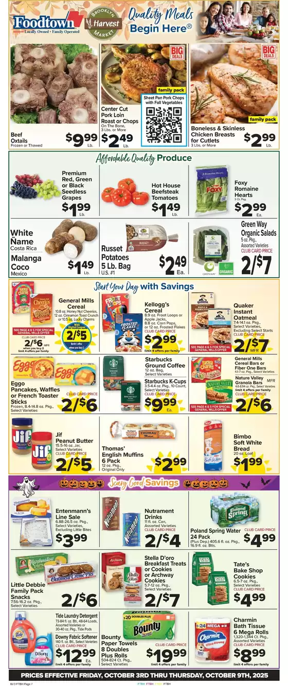 Foodtown supermarkets catalogue in Holland MI | Save now with our deals | 2025-10-03T00:00:00.000Z - 2025-10-09T00:00:00.000Z