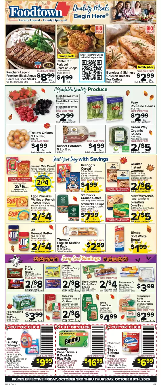 Foodtown supermarkets catalogue in Holland MI | Our best bargains | 2025-10-03T00:00:00.000Z - 2025-10-09T00:00:00.000Z