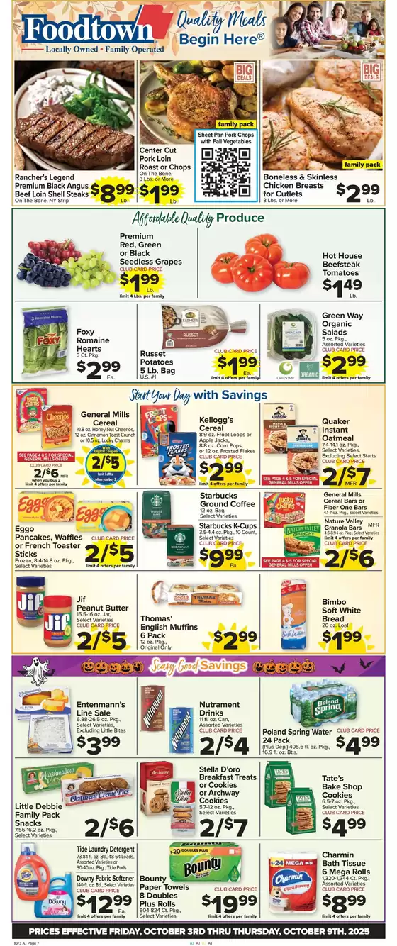 Foodtown supermarkets catalogue in Holland MI | Special offers for you | 2025-10-03T00:00:00.000Z - 2025-10-09T00:00:00.000Z