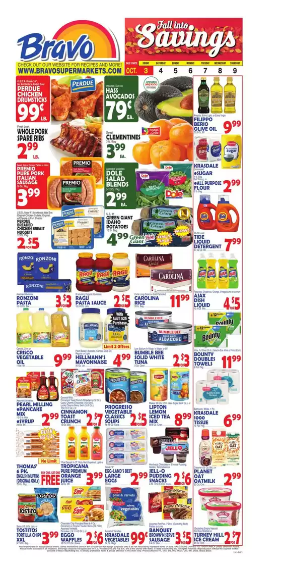 Bravo Supermarkets catalogue in Holland MI | Great offer for all customers | 2025-10-03T00:00:00.000Z - 2025-10-09T00:00:00.000Z