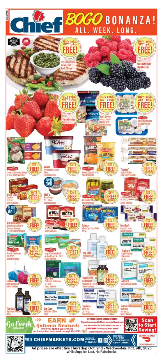 Chief Supermarket catalogue in Holland MI | Our best offers for you | 2025-10-02T00:00:00.000Z - 2025-10-08T00:00:00.000Z