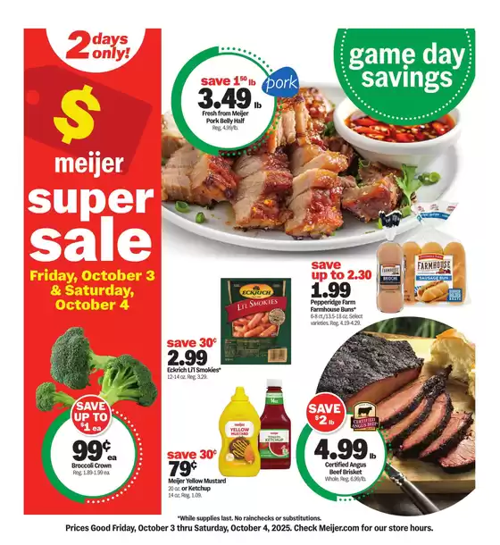 Meijer catalogue in Johnstown NY | Super Sale | 2025-10-03T00:00:00.000Z - 2025-10-04T00:00:00.000Z