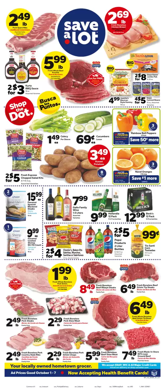 Save a Lot catalogue in Shelbyville IN | Great offer for all customers | 2025-10-01T00:00:00.000Z - 2025-10-07T00:00:00.000Z