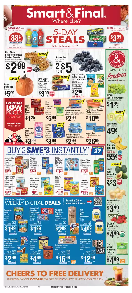 Smart & Final catalogue in Farmington NM | Special offers for you | 2025-10-03T00:00:00.000Z - 2025-10-07T00:00:00.000Z