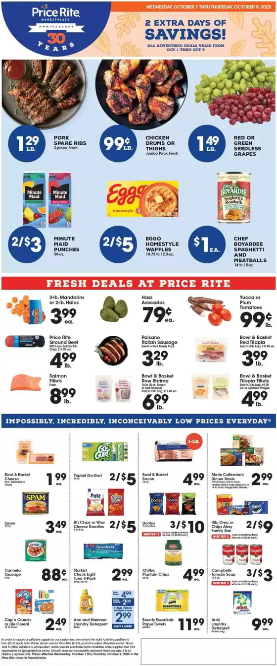 Price Rite catalogue in Farmington NM | Weekly Ads Price Rite | 2025-10-01T00:00:00.000Z - 2025-10-09T00:00:00.000Z