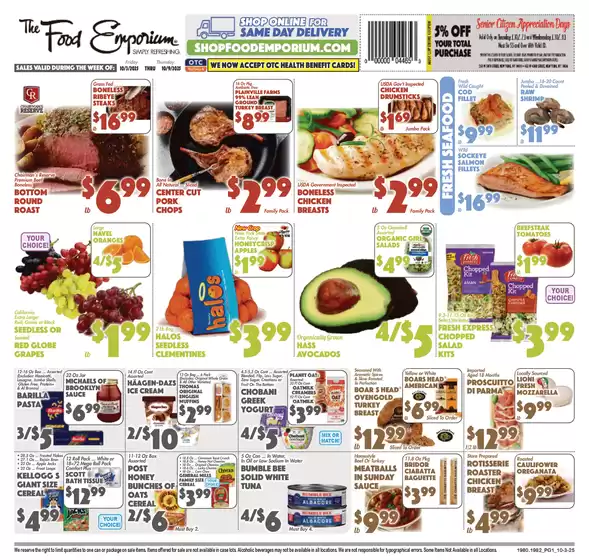 The Food Emporium catalogue in Farmington NM | Exclusive bargains | 2025-10-03T00:00:00.000Z - 2025-10-09T00:00:00.000Z