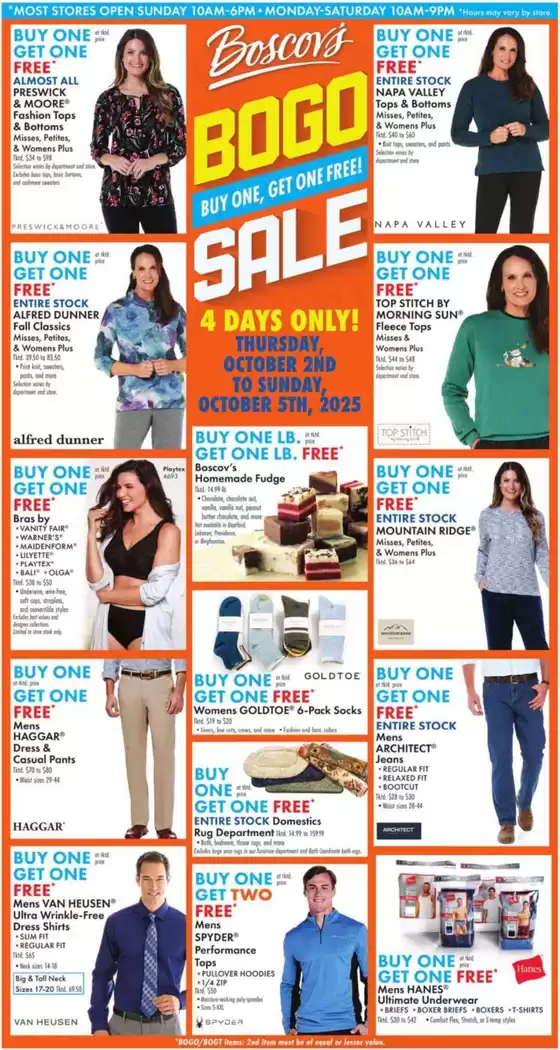 Boscov's catalogue in Patchogue NY | New offers to discover | 2025-10-02T00:00:00.000Z - 2025-10-08T00:00:00.000Z