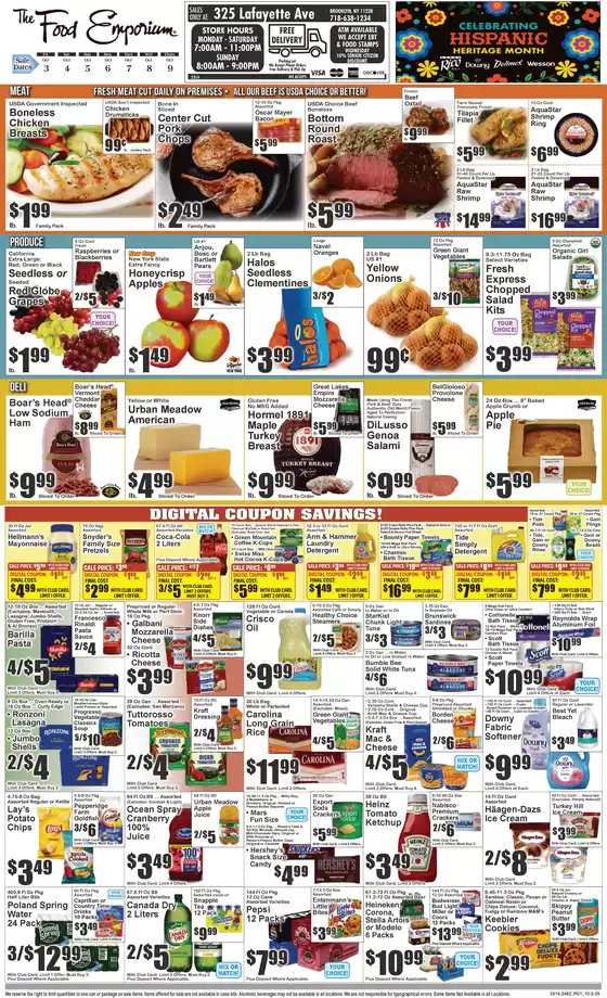 The Food Emporium catalogue in Farmington NM | Top offers for smart savers | 2025-10-03T00:00:00.000Z - 2025-10-09T00:00:00.000Z