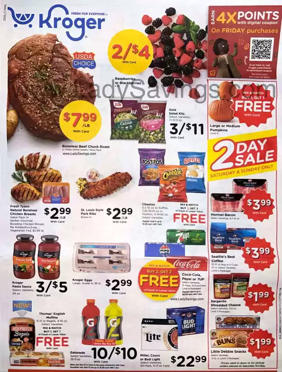 Kroger catalogue in Metairie LA | Discover attractive offers | 2025-10-08T00:00:00.000Z - 2025-10-14T00:00:00.000Z