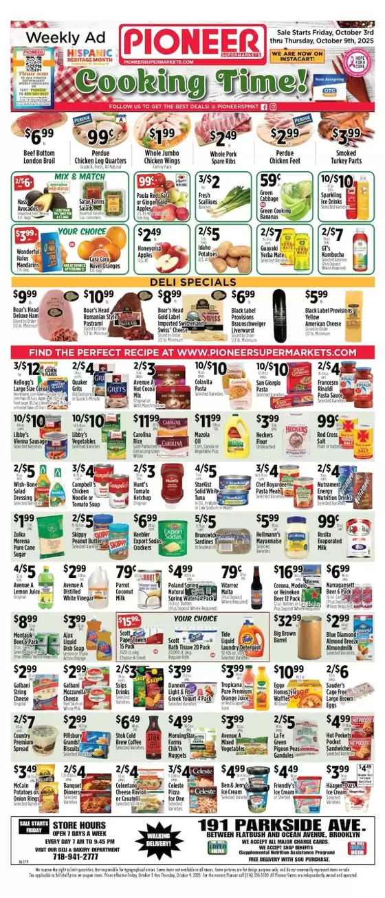 Pioneer Supermarkets catalogue in Metairie LA | Exclusive deals for our customers | 2025-10-03T00:00:00.000Z - 2025-10-09T00:00:00.000Z