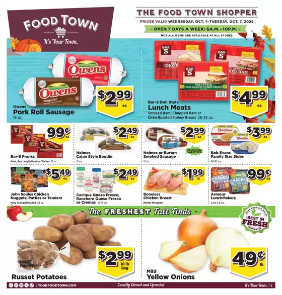 Food Town Instore Ad