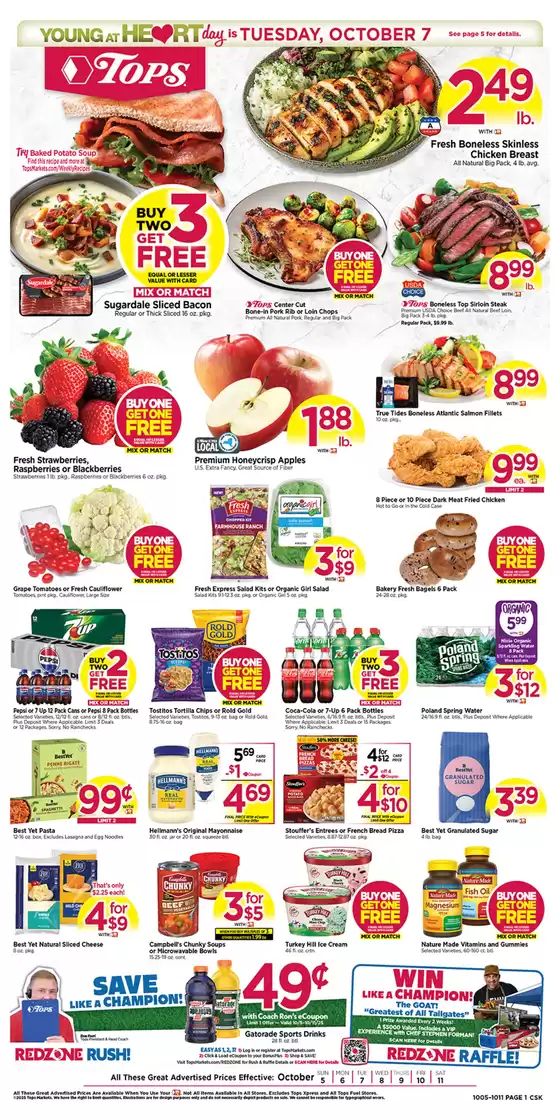 Tops catalogue in Asheboro NC | Current bargains and offers | 2025-10-05T00:00:00.000Z - 2025-10-11T00:00:00.000Z