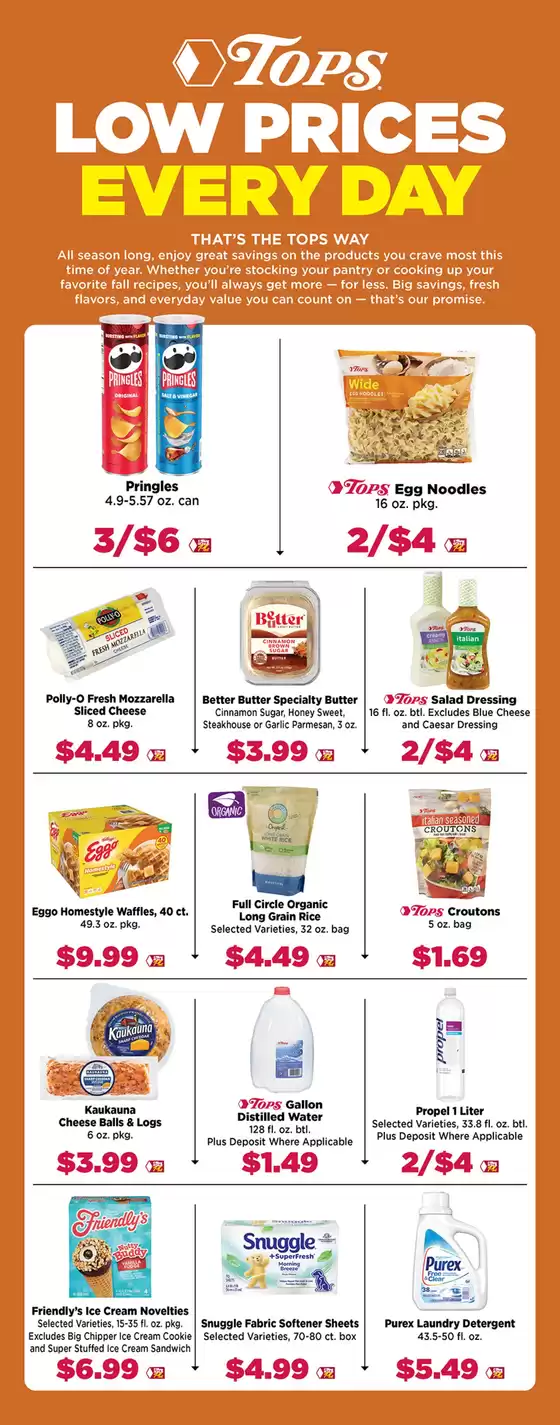 Tops catalogue in Asheboro NC | Tops Low Prices Every Day | 2025-10-05T00:00:00.000Z - 2025-10-11T00:00:00.000Z