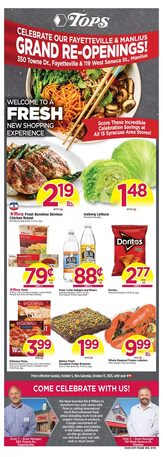Tops catalogue in Asheboro NC | Great offer for bargain hunters | 2025-10-05T00:00:00.000Z - 2025-10-11T00:00:00.000Z