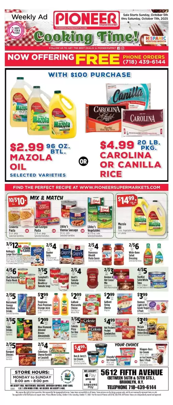 Pioneer Supermarkets catalogue | Great offer for all customers | 2025-10-05T00:00:00.000Z - 2025-10-11T00:00:00.000Z