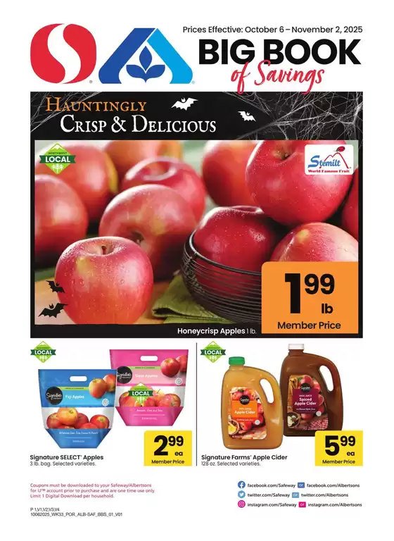 Albertsons catalogue in Farmington MI | Albertsons - Portland - BBS | 2025-10-06T00:00:00.000Z - 2025-11-02T00:00:00.000Z