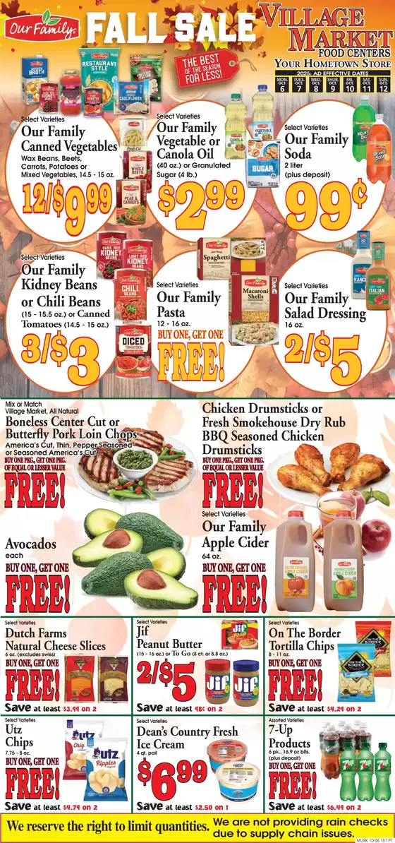Village Market Food Centers catalogue in Farmington MI | Great discounts on selected products | 2025-10-06T00:00:00.000Z - 2025-10-12T00:00:00.000Z